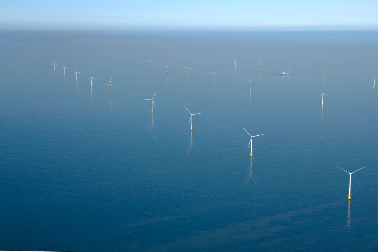 Windmills at sea