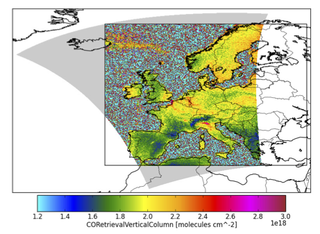 Synthetic CO observations for Sentinel-5P